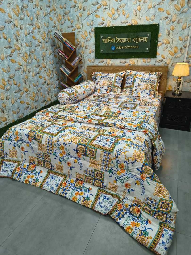 ৫,পিসের,টুয়েল,প্রিমিয়াম,কম্ফোর্টার,কম্বো,সেট