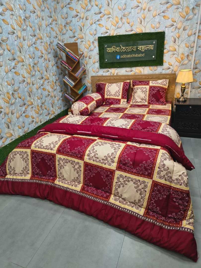 ৫,পিসের,টুয়েল,প্রিমিয়াম,কম্ফোর্টার,কম্বো,সেট