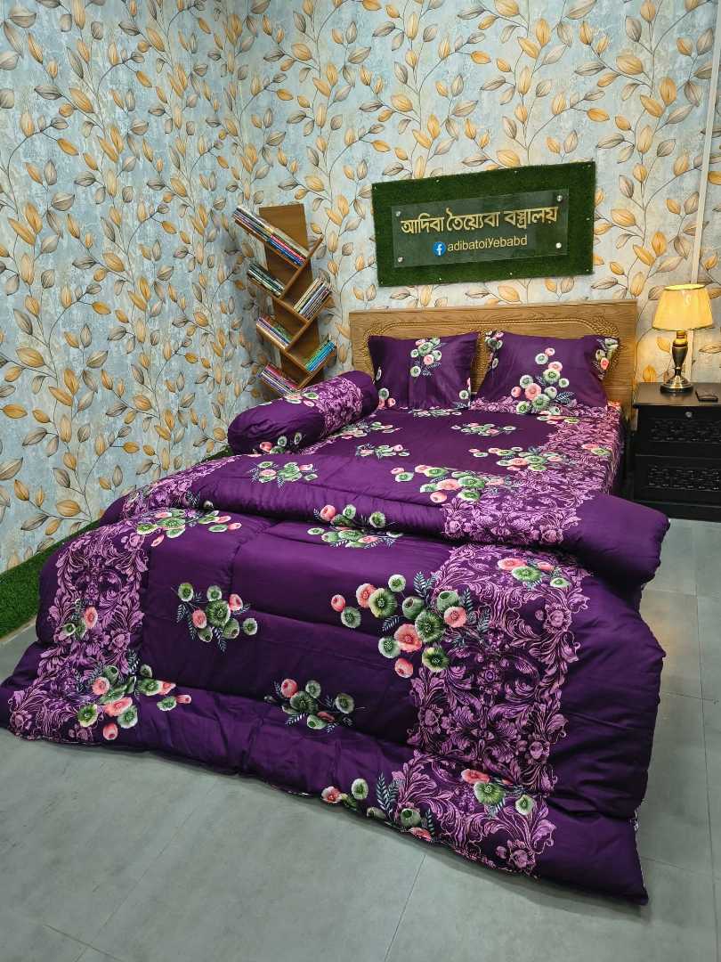 ৫,পিসের,টুয়েল,প্রিমিয়াম,কম্ফোর্টার,কম্বো,সেট