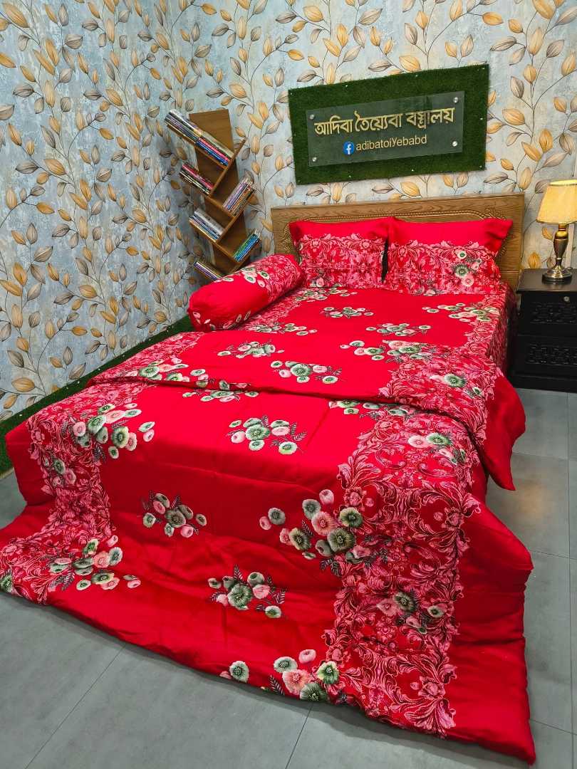 ৫,পিসের,টুয়েল,প্রিমিয়াম,কম্ফোর্টার,কম্বো,সেট